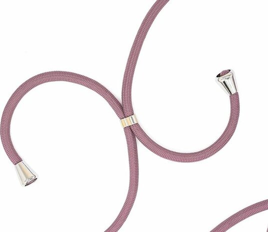 Samsung S21 Plus Roze - TPU Back Cover met Koord