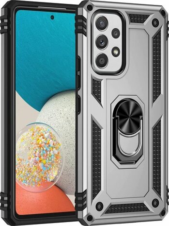 Samsung A33 Grijs - Armor met Kickstand Ring