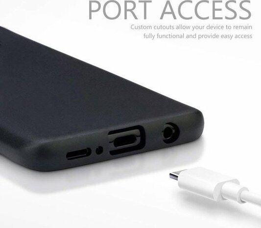 Samsung S9 - Siliconen Back Cover - Zwart