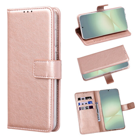 Xiaomi Redmi 14C - Book Case - Rosegoud