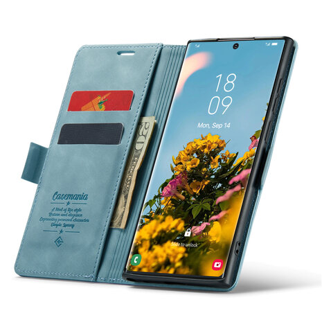 Samsung S24 Ultra Aqua Blue - Book Case