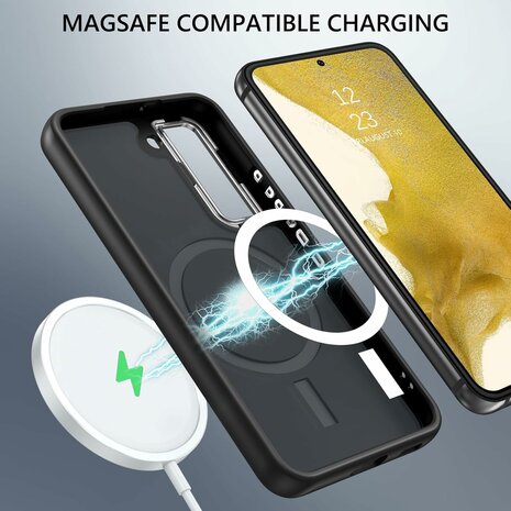 Samsung S22 Plus - Matte MagSafe Armor - Zwart