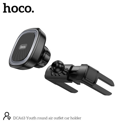 Hoco Super Magnetische Telefoon Houder - Auto Ventilatie Rooster - Ook Geschikt voor Ronde Ventilatie Rooster
