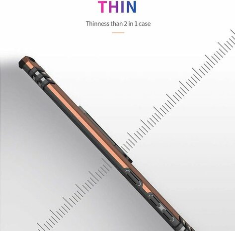 Samsung S20 Plus - Armor met Kickstand Ring - Goud