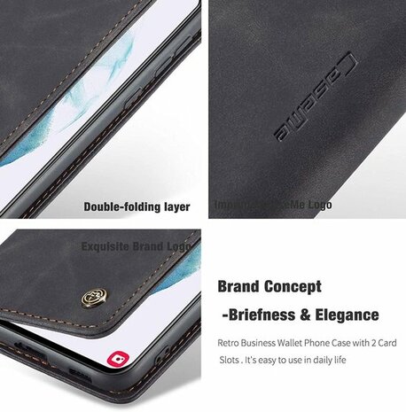 Samsung S21 Plus Charcoal Grey - Book Case