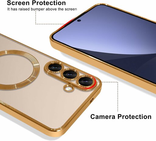 Samsung S25 Plus - MagSafe TPU Back Cover - Goud