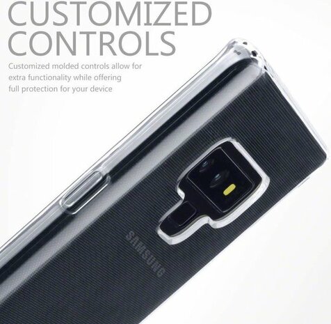 Samsung Note 9 - Siliconen Back Cover - Transparant
