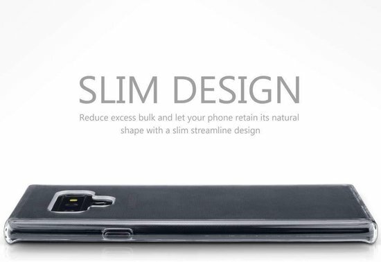 Samsung Note 9 - Siliconen Back Cover - Transparant