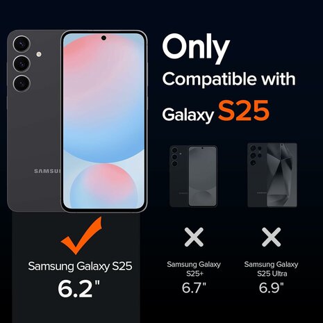 Samsung S25 - Matte MagSafe Armor - Grijs