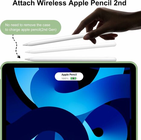 iPad Air 11 - Air 10.9 - Licht Groen - Smart Cover