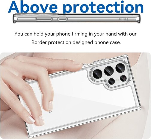 Samsung S24 Ultra Transparant - Armor Back Cover