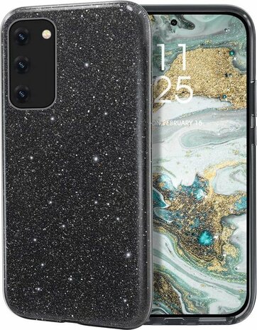 Samsung A32 5G - Glitter Back Cover - Zwart