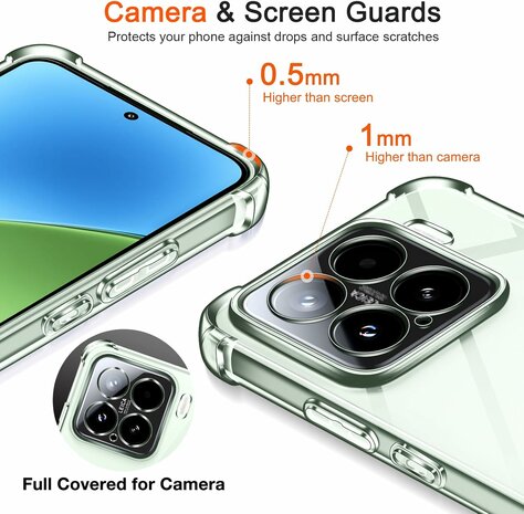 Xiaomi 15 - Anti Shock &amp; 2x Glas - Transparant