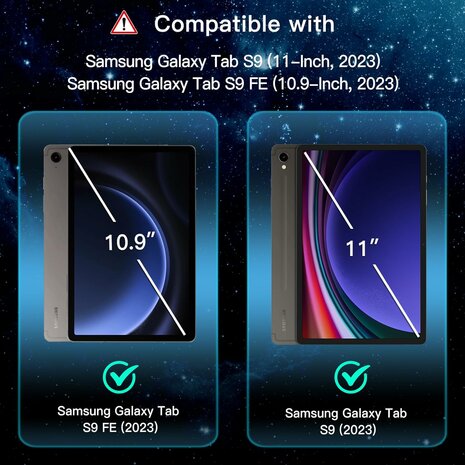 Samsung Tab S9 &amp; S9 FE (11 inch) - Screenprotector - 2 Stuks