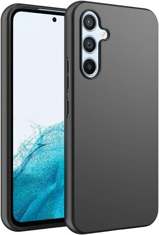 Samsung A54 - Siliconen Cover - Zwart