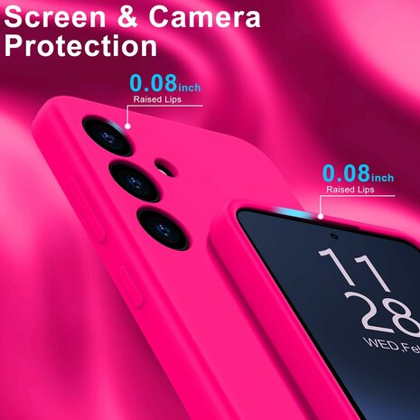 Samsung Galaxy S25 Plus - Roze - Liquid Siliconen Back Cover