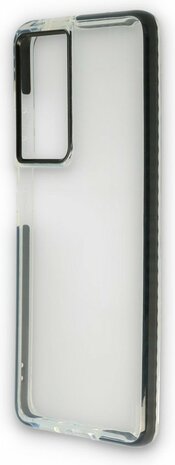 Samsung S21 Ultra Zwart - Anti Shock Gel Armor