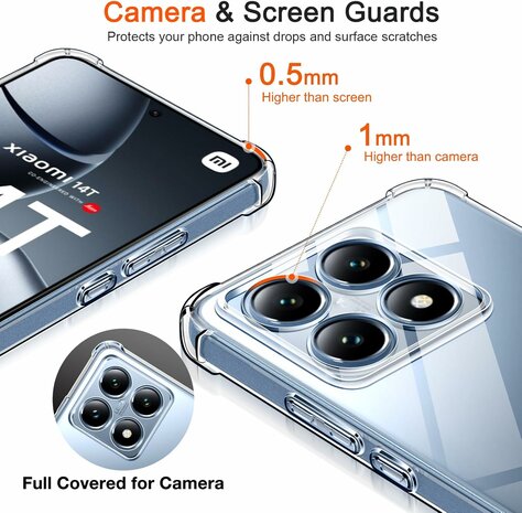 Xiaomi 14T - Anti Shock - Transparant