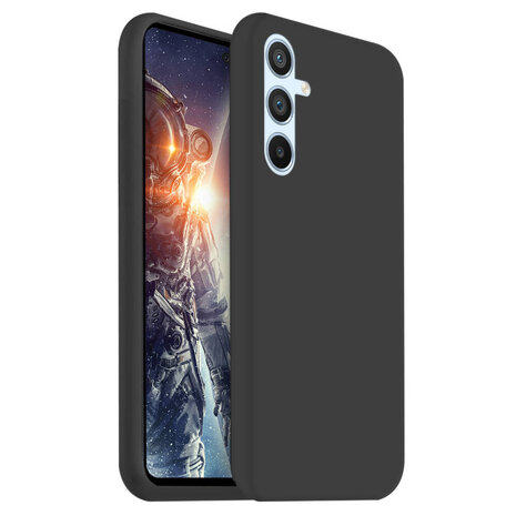 Samsung S23 FE - Siliconen Back Cover - Zwart