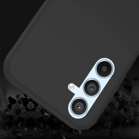 Samsung S23 FE - Siliconen Back Cover - Zwart