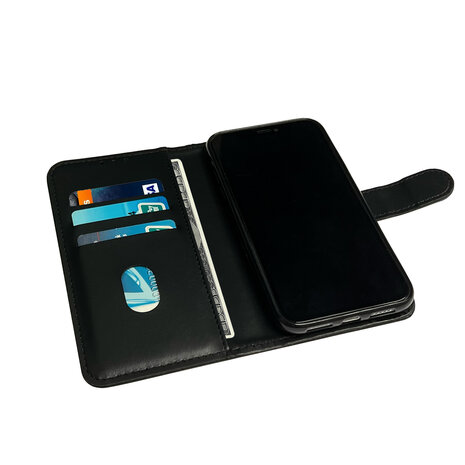 Motorola G84 - Book Case - Zwart