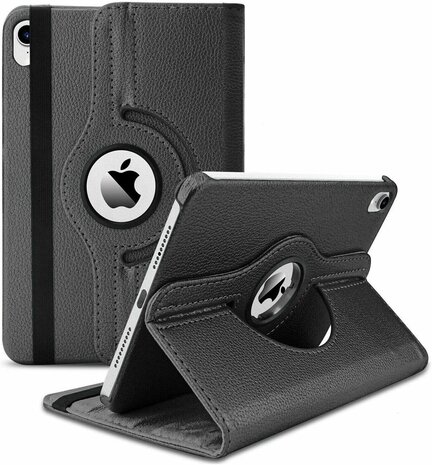 iPad Mini 2024 - Tablet Book Cover - Zwart