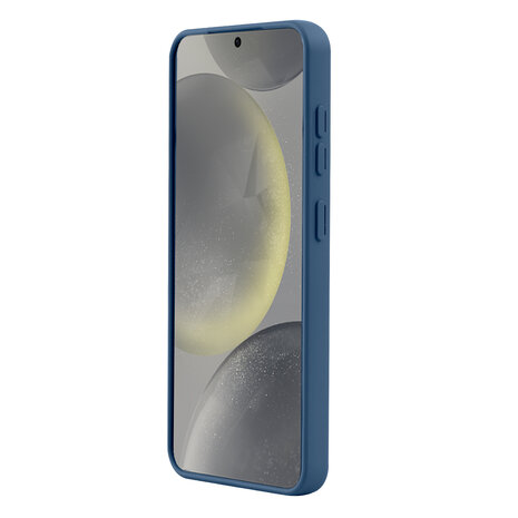 Samsung S25 - Donker Blauw - Camera Siliconen MagSafe Back Cover