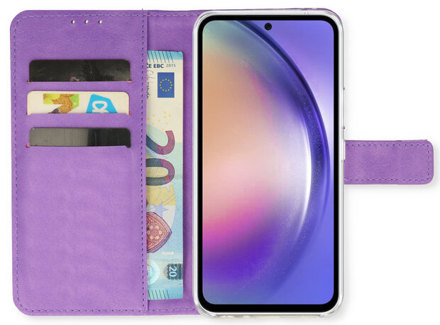 Samsung S25 - Paars - Book Case