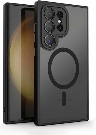 Samsung S22 Ultra - Matte MagSafe Armor - Zwart