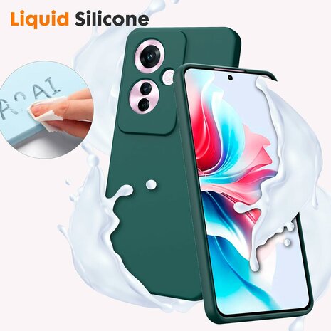 Reno 11F - Liquid Back Cover - Groen