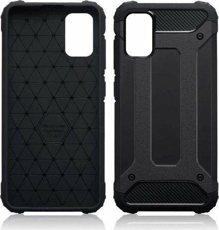 Samsung A41 Zwart - Armor Back Cover