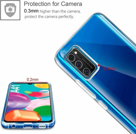 A41 - Back Cover &amp; 2x Glas - Transparant
