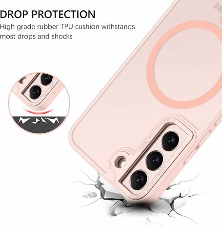 Samsung S22 Plus - Matte MagSafe Armor - Roze