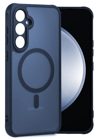 Samsung S24 FE - Blauw - Matte Armor - Geschikt voor MagSafe