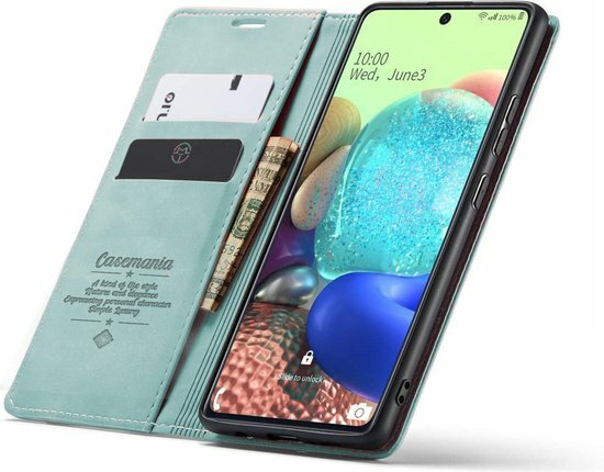 Oppo A94 Aqua Blue - Book Case