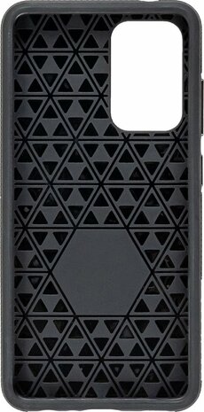 Samsung A41 Zwart - Anti Slip Matte Armor