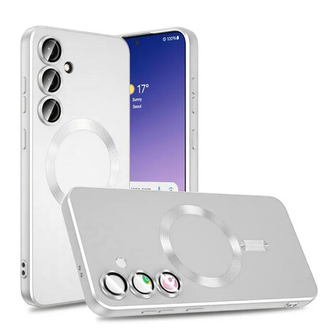 Samsung S25 - MagSafe Matte TPU - Zilver