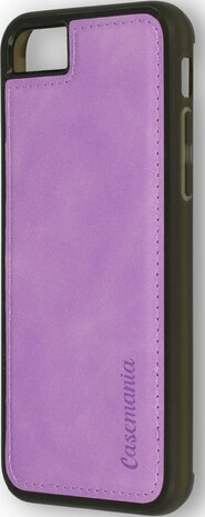 iPhone 7 Plus &amp; 8 Plus Bright Lila - 2 in 1 Book Case