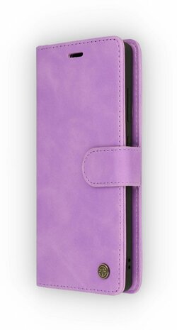 iPhone 7 Plus &amp; 8 Plus Bright Lila - 2 in 1 Book Case