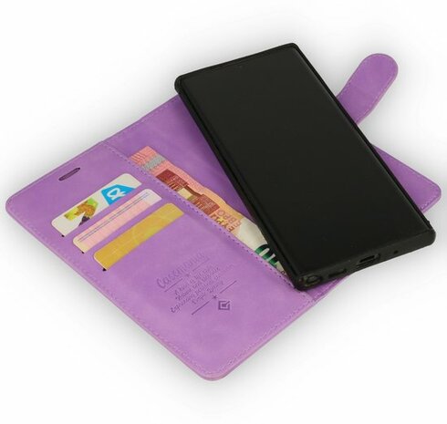 iPhone 7 Plus &amp; 8 Plus Bright Lila - 2 in 1 Book Case