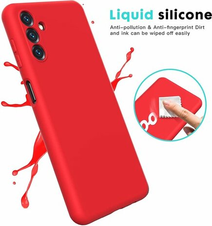 Samsung M23 - Siliconen Back Cover - Rood