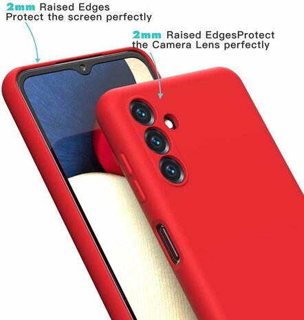 Samsung M23 - Siliconen Back Cover - Rood