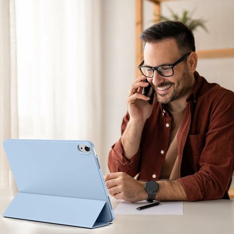 iPad Air 11 (2024) &amp; Air 10.9 (2022 - 2020) - Smart Cover - Licht Blauw