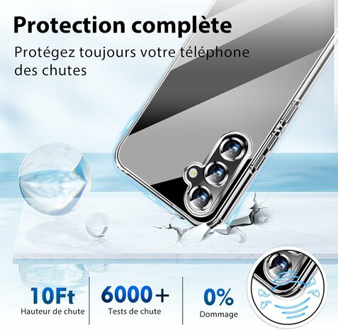 Samsung S25 Transparant - TPU Back Cover met Koord
