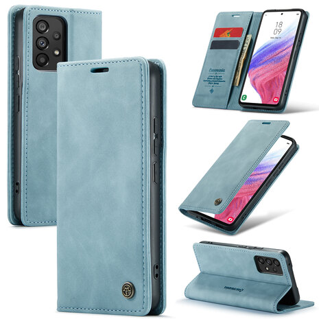 Samsung A71 Aqua Blue - Book Case