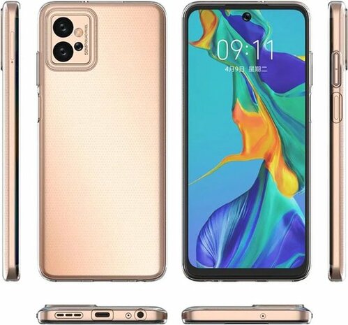 Moto G32 - Siliconen Back Cover - Transparant