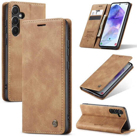 Samsung S25 - Sienna Brown - Book Case