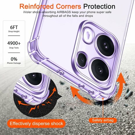 Reno 13 Pro - Anti Shock &amp; 2x Glas - Transparant