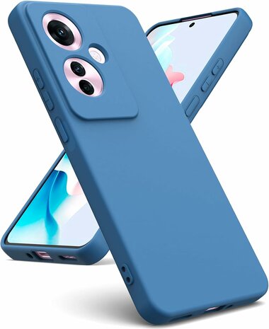 Reno 11F - Liquid Back Cover - Blauw