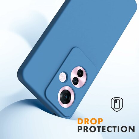 Reno 11F - Liquid Back Cover - Blauw